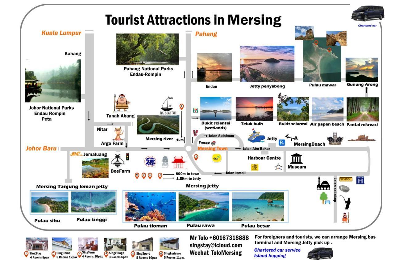 SingLeisure Holiday House Mersing Exterior foto