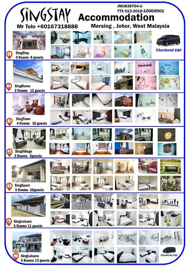 SingLeisure Holiday House Mersing Exterior foto